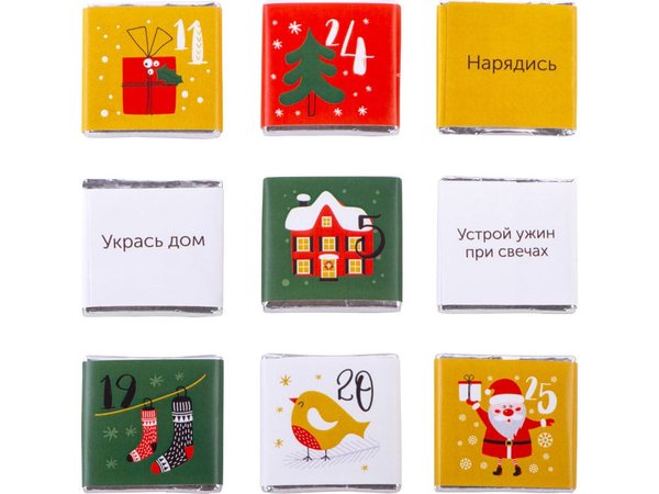Шоколадный адвент-календарь «Festive» - Шоколадный адвент-календарь «Festive»
