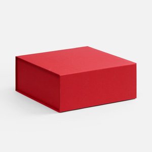 коробка складная quadra fold, красная