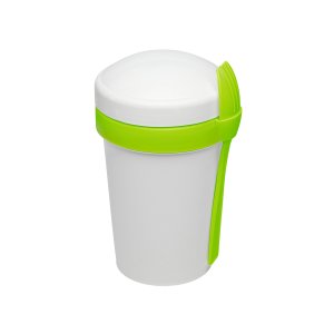 ланч-бокс veggie to go green line с вилкой