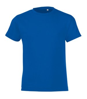 футболка детская regent fit kids, ярко-синяя (royal)