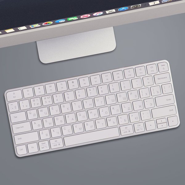 Беспроводная клавиатура Air Keyboard для MAC, Windows, 500 мАч, алюминий - Беспроводная клавиатура Air Keyboard для MAC, Windows, 500 мАч, алюминий