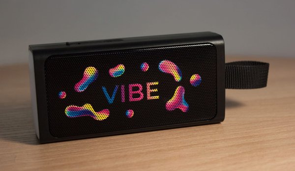 Bluetooth колонка "Vibe" 5Вт с фонариком и магнитным креплением - Bluetooth колонка "Vibe" 5Вт с фонариком и магнитным креплением черный