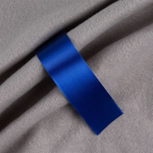 лента сатиновая satin 35 xxl, синяя, 250 см