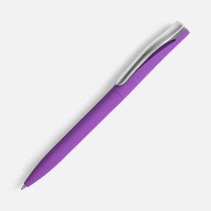 ручка шариковая pin soft touch, фиолетовая