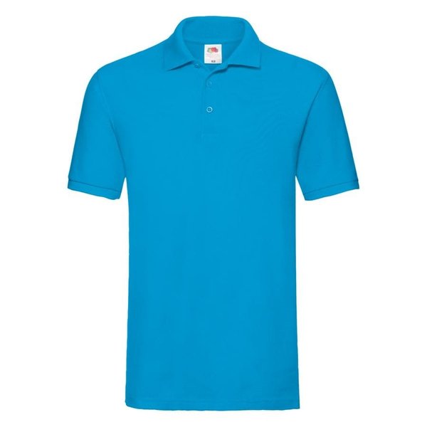 Поло мужское PREMIUM POLO 180 - Поло "Premium Polo", лазурно-голубой_S, 100% х/б, 180 г/м2