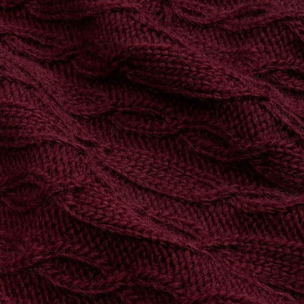 Плед Knitline, темно-красный (бордовый)