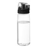 Бутылка для воды FLASK, 800 мл; 25,2х7,7см, прозрачный, пластик