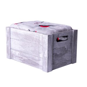 плед новогодний "снегири" в подарочной коробке, 130х150 см