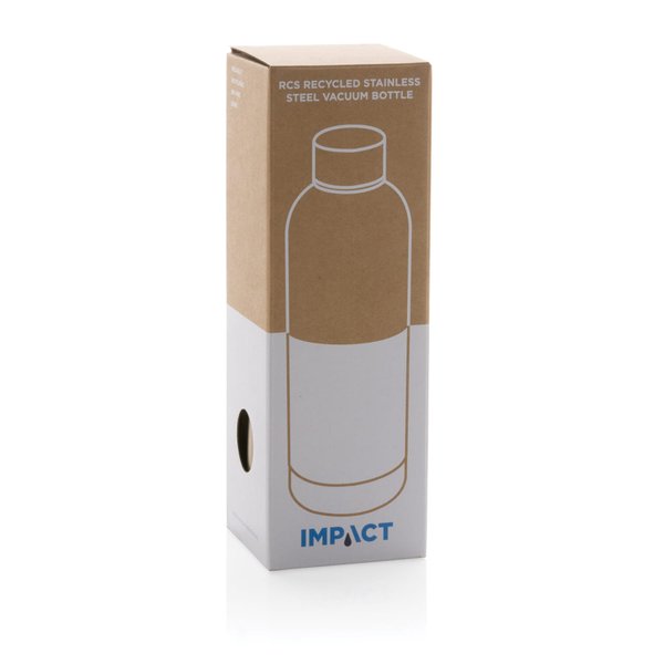 Термобутылка Impact из переработанной нержавеющей стали RCS, 500 мл - Термобутылка Impact из переработанной нержавеющей стали RCS, 500 мл