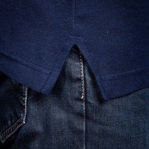 рубашка поло virma stripes, темно-синяя