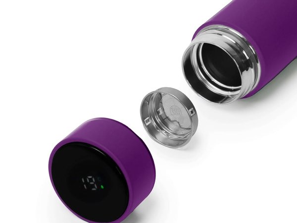 Термос FAMILY MARK LED, индикатор, soft touch - Термос FAMILY MARK LED, индикатор, soft touch