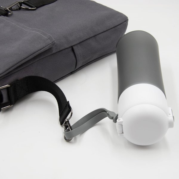 Шоппер Superbag Companion, с тремя отделениями, боковым креплением (карабин) и карманом - Шоппер Superbag Companion, с тремя отделениями, боковым креплением (карабин) и карманом (серый с черным)