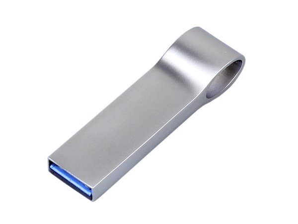 USB 3.0-флешка на 64 Гб с мини чипом и боковым отверстием для цепочки - USB 3.0-флешка на 64 Гб с мини чипом и боковым отверстием для цепочки