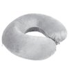 Подушка дорожная "SOFT"; memory foam, микрофибра,серый