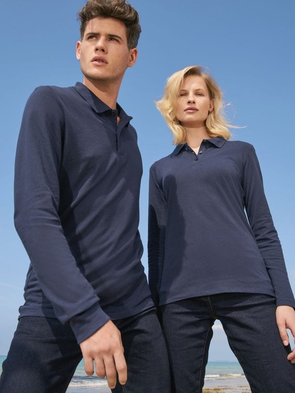 Рубашка поло женская с длинным рукавом Perfect LSL Women, красная