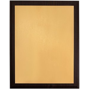 плакетка plaque xl, венге с золотистой пластиной