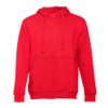 Толстовка мужская с капюшоном на молнии AMSTERDAM, красный, XL, 50% хлопок, 50% полиэстер, 320 г/м2
