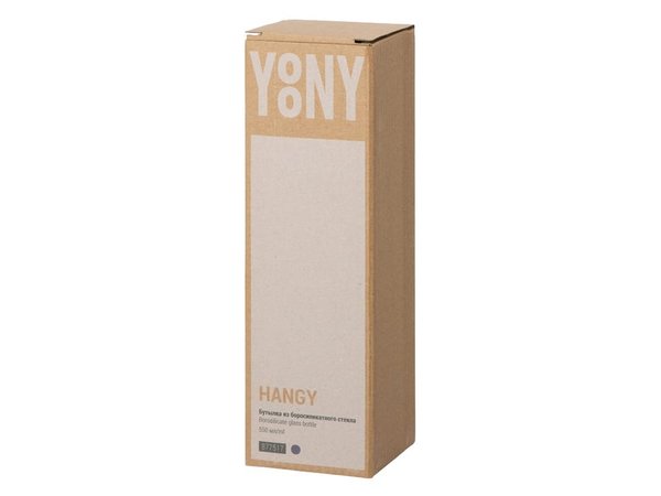 Бутылка из боросиликатного стекла «Hangy», 550 мл - Бутылка из боросиликатного стекла «Hangy», 550 мл