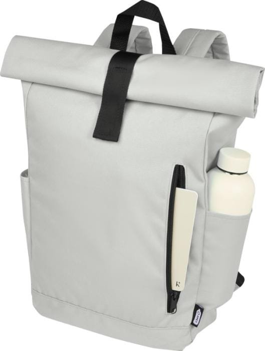 Рюкзак Byron 15.6" GRS RPET с верхним клапаном, 18 литров - Рюкзак Byron 15.6" GRS RPET с верхним клапаном, 18 литров