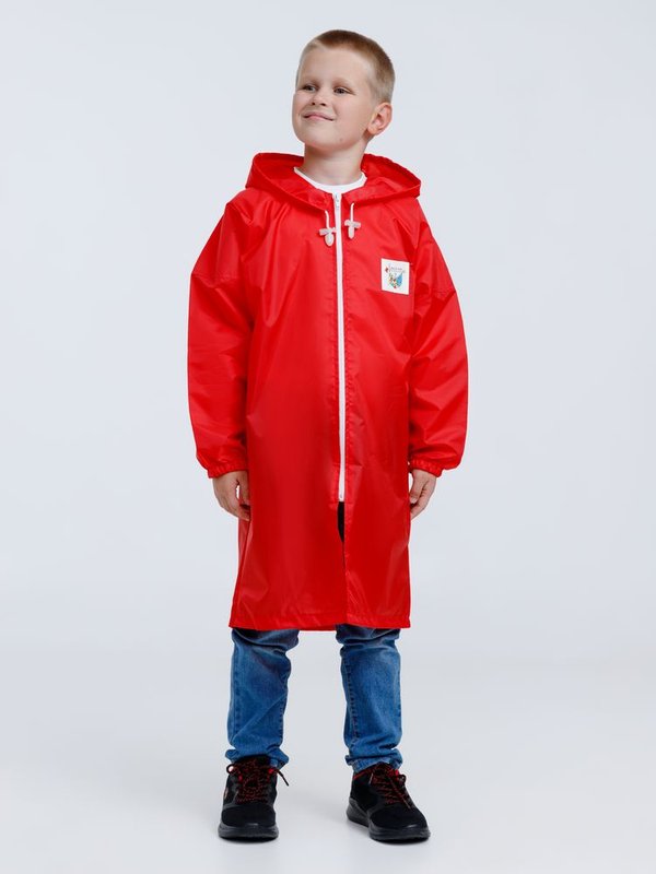 Дождевик детский Rainman Kids, красный