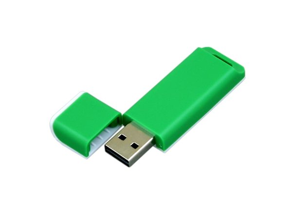 USB 2.0- флешка на 64 Гб с оригинальным двухцветным корпусом - USB 2.0- флешка на 64 Гб с оригинальным двухцветным корпусом