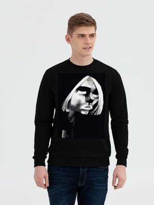 свитшот «меламед. kurt cobain», черный