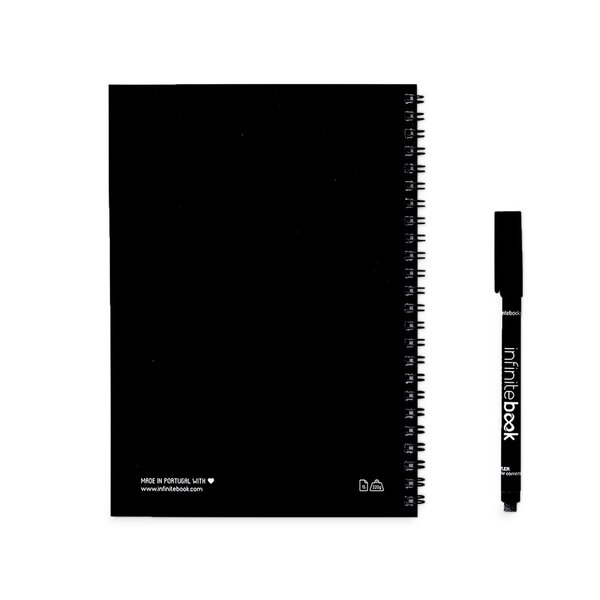 Блокнот A5 INFINITEBOOK с гибкой обложкой и 15 чистыми страницами для записей маркером - Блокнот A5 INFINITEBOOK с гибкой обложкой и 15 чистыми страницами для записей маркером