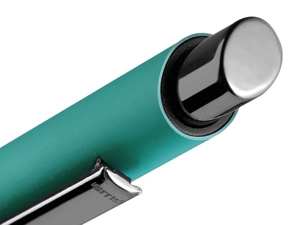 Металлическая шариковая ручка «Ellipse gum» soft touch с зеркальной гравировкой - Металлическая шариковая ручка «Ellipse gum» soft touch с зеркальной гравировкой