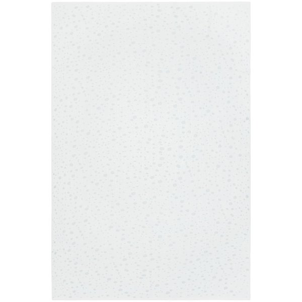 Плед Snowspot Fluffy, белый с люрексом