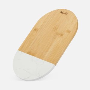 доска разделочная linea bamboo, овальная