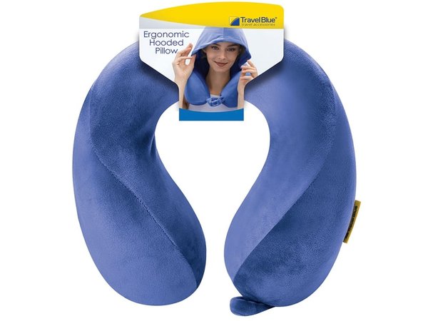 Подушка для путешествий с эффектом памяти, с капюшоном «Hooded Tranquility Pillow» - Подушка для путешествий с эффектом памяти, с капюшоном «Hooded Tranquility Pillow»