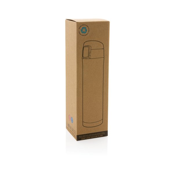 Термокружка Easy Lock из переработанной стали RCS, 450 мл - Термокружка Easy Lock из переработанной стали RCS, 450 мл