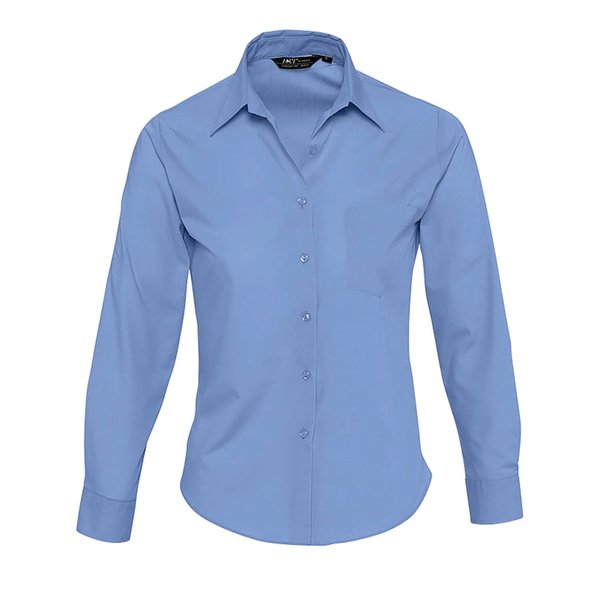 Рубашка женская EXECUTIVE 95 - Рубашка "Executive", синий_3XL, 65% п/э, 35% х/б, 105г/м2