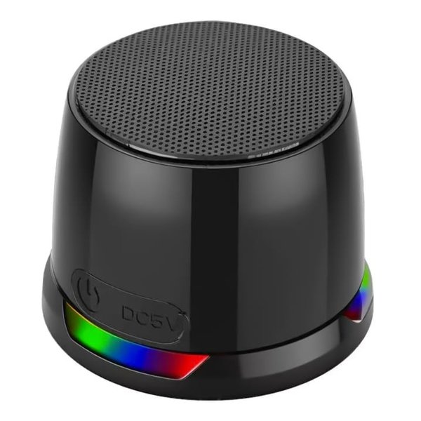 Магнитная беспроводная Bluetooth колонка-подставка Wave 5W, черная - Магнитная беспроводная Bluetooth колонка-подставка Wave 5W, черная