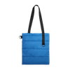 Шоппер Superbag Bubble, стёганый, без застёжки (голубой с черным)