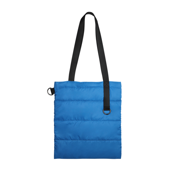Шоппер Superbag Bubble, стёганый, без застёжки - Шоппер Superbag Bubble, стёганый, без застёжки (голубой с черным)