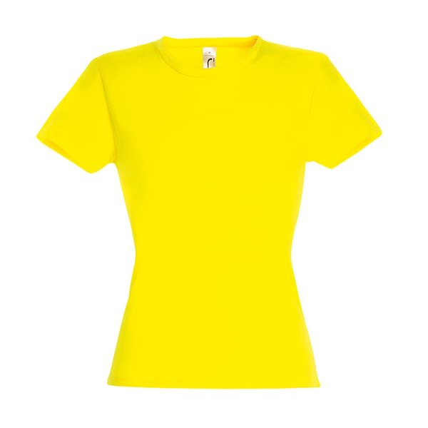 Футболка женская REGENT MISS 150 - Футболка "Miss", лимонный_XL, 100% х/б, 150 г/м2