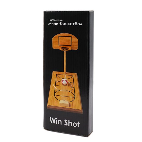 Настольная игра мини-баскетбол Win Shot, бежевый - Настольная игра мини-баскетбол Win Shot, бежевый