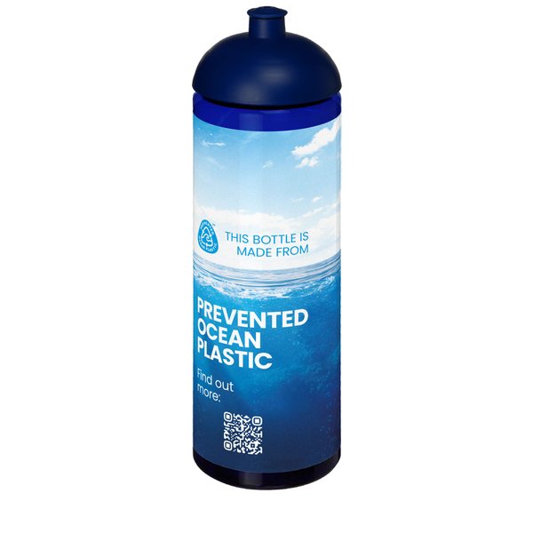 Спортивная бутылка H2O Active® Eco Vibe объемом 850 мл с куполообразной крышкой - Спортивная бутылка H2O Active® Eco Vibe объемом 850 мл с куполообразной крышкой
