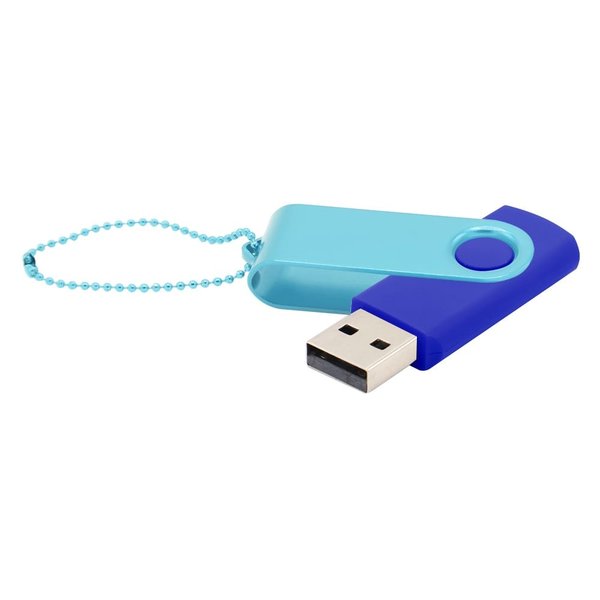 Флешка Designer To Go 2.0 USB 16Gb - Флешка Designer To Go 2.0 USB 16Gb, синий/бирюзовый