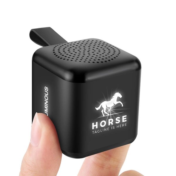 Bluetooth колонка Slaigo mini, стерео TWS, черный - Bluetooth колонка Slaigo mini, стерео TWS, черный