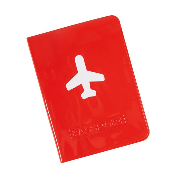 Обложка для паспорта "Flight" - Обложка для паспорта "Flight" 10 x 13,8 см, ПВХ, красный