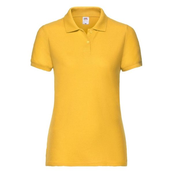 Поло женское 65/35 POLO LADY-FIT 180 - Поло "Lady-Fit 65/35 Polo", солнечно-желтый_XS, 65% п/э, 35% х/б, 180 г/м2