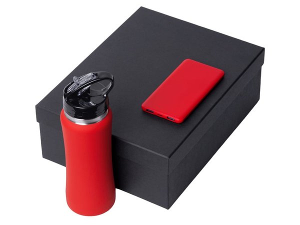 Подарочный набор «COLOR IT» с бутылкой для воды и повербанком, 5000 mAh - Подарочный набор «COLOR IT» с бутылкой для воды и повербанком, 5000 mAh