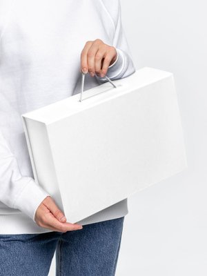 коробка case, белая матовая