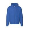 Толстовка "PREMIUM HOODED SWEAT JACKET", ярко-синий_L, 70% х/б, 30% п/э, 280 г/м2
