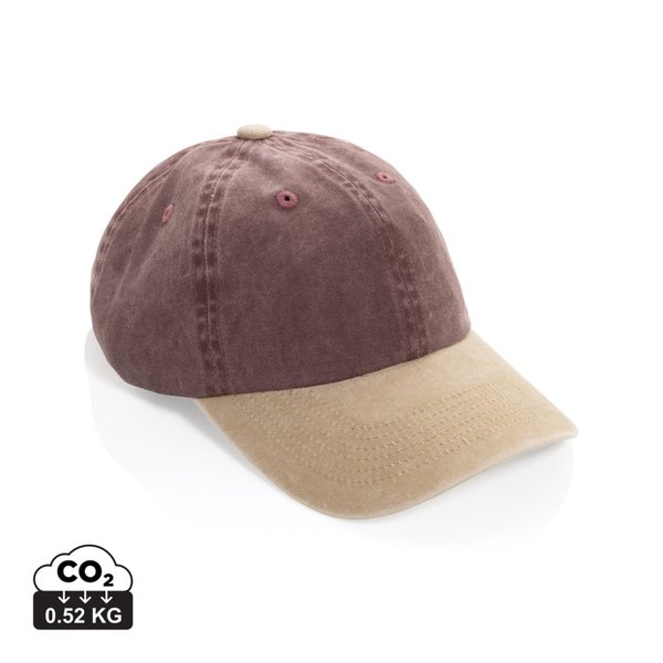 Бейсболка BEAU AWARE™ из двухцветной хлопковой саржи, 6 клиньев, 270 г/м² - Бейсболка BEAU AWARE™ из двухцветной хлопковой саржи, 6 клиньев, 270 г/м²