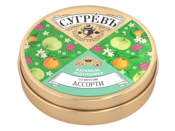 Карамель леденцовая, ассорти в банке - Карамель леденцовая, ассорти в банке