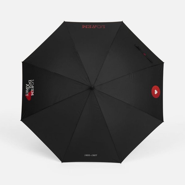 Зонт-трость Rainzee, ver.2, черный