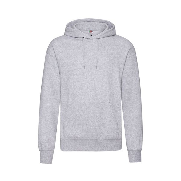 Толстовка с начесом CLASSIC HOODED SWEAT 280 - Толстовка "Classic Hooded Sweat", серый меланж_XL, 80% х/б, 20% п/э, 280 г/м2